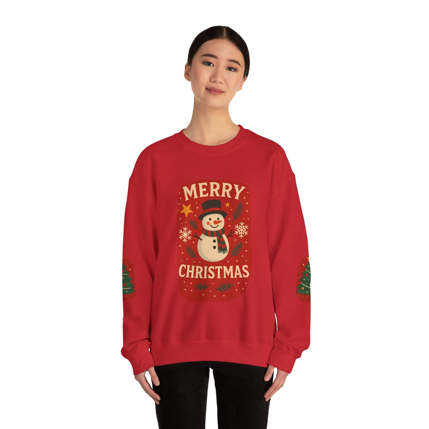 Merry Christmas Snowman Sweatshirt