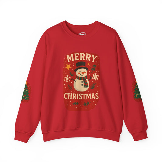 Merry Christmas Snowman Sweatshirt