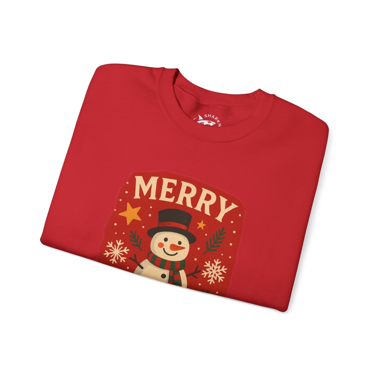 Merry Christmas Snowman Sweatshirt