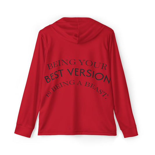 Motivational Sports Warmup Hoodie - Perfect for Athletes, Gym Lovers, Fitness Fashion, Activewear, Gift Idea